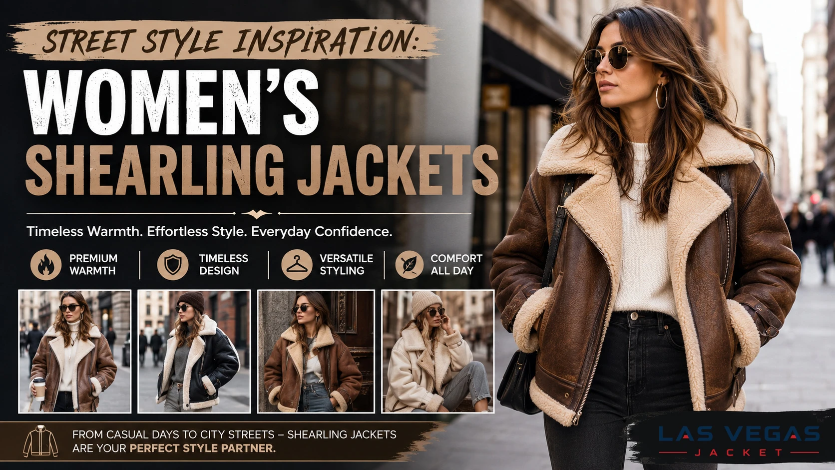 Street Style Inspiration: Women’s Shearling Jackets